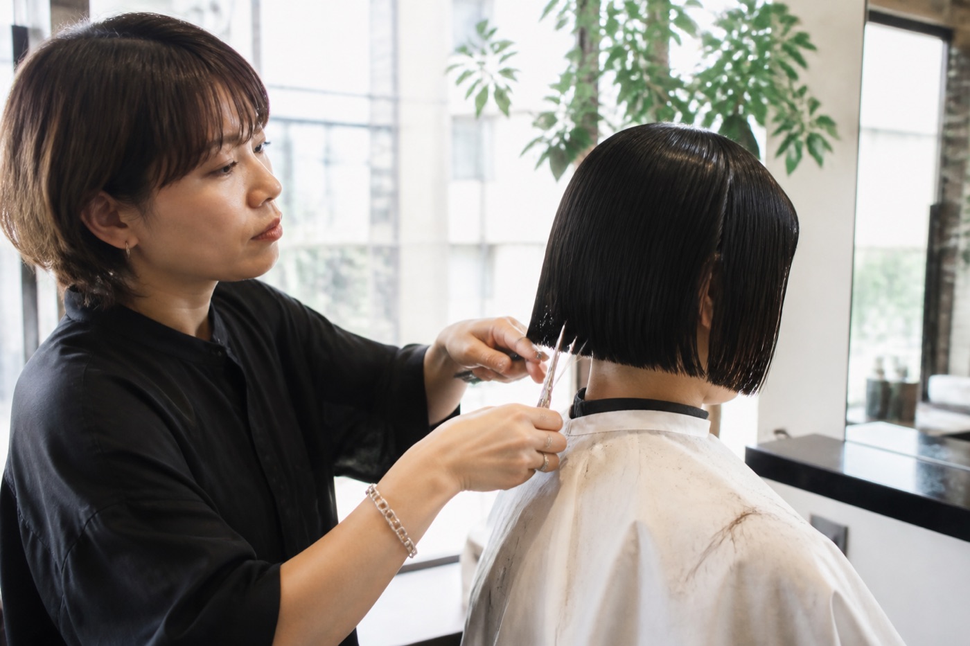 ヘアスタイリング